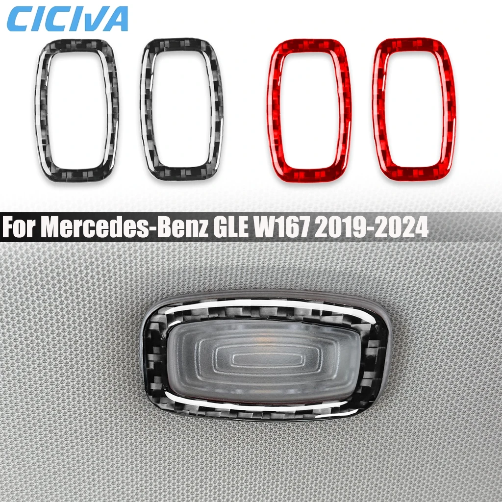 Carbon Fiber Car Accessories Vanity Mirror Light Decorative Interior Cover Trim Sticker For Mercedes-Benz GLE W167 2019-2024
Carbon Fiber Car Accessories Vanity Mirror Light Decorative Interior Cover Trim Sticker For Mercedes-Benz GLE W167 2019-2024