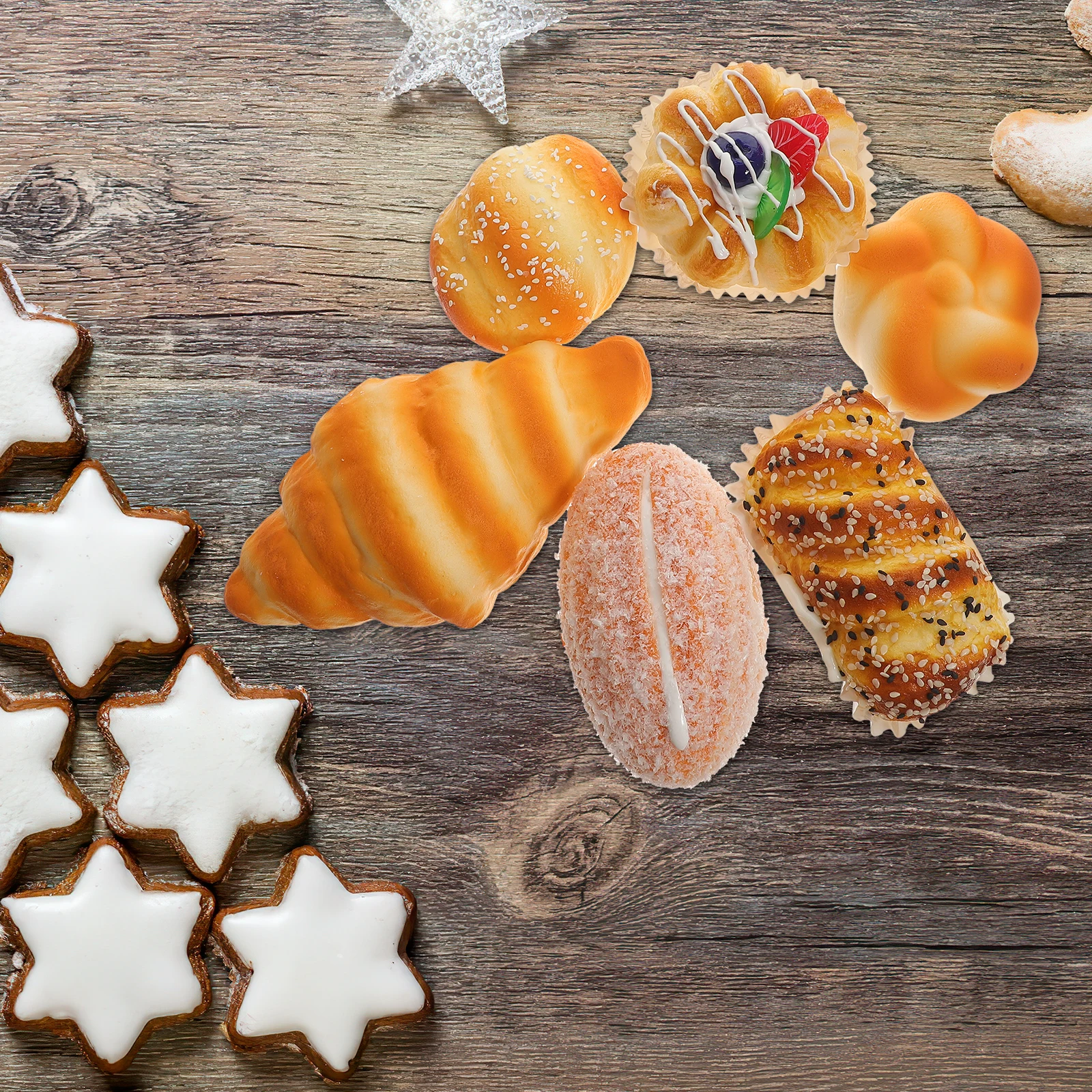 6 Pcs Simulation Bread Model Prop Lifelike Fake Food Toy Showcase Decor PU Photography Props Decor
6 Pcs Simulation Bread Model Prop Lifelike Fake Food Toy Showcase Decor PU Photography Props Decor