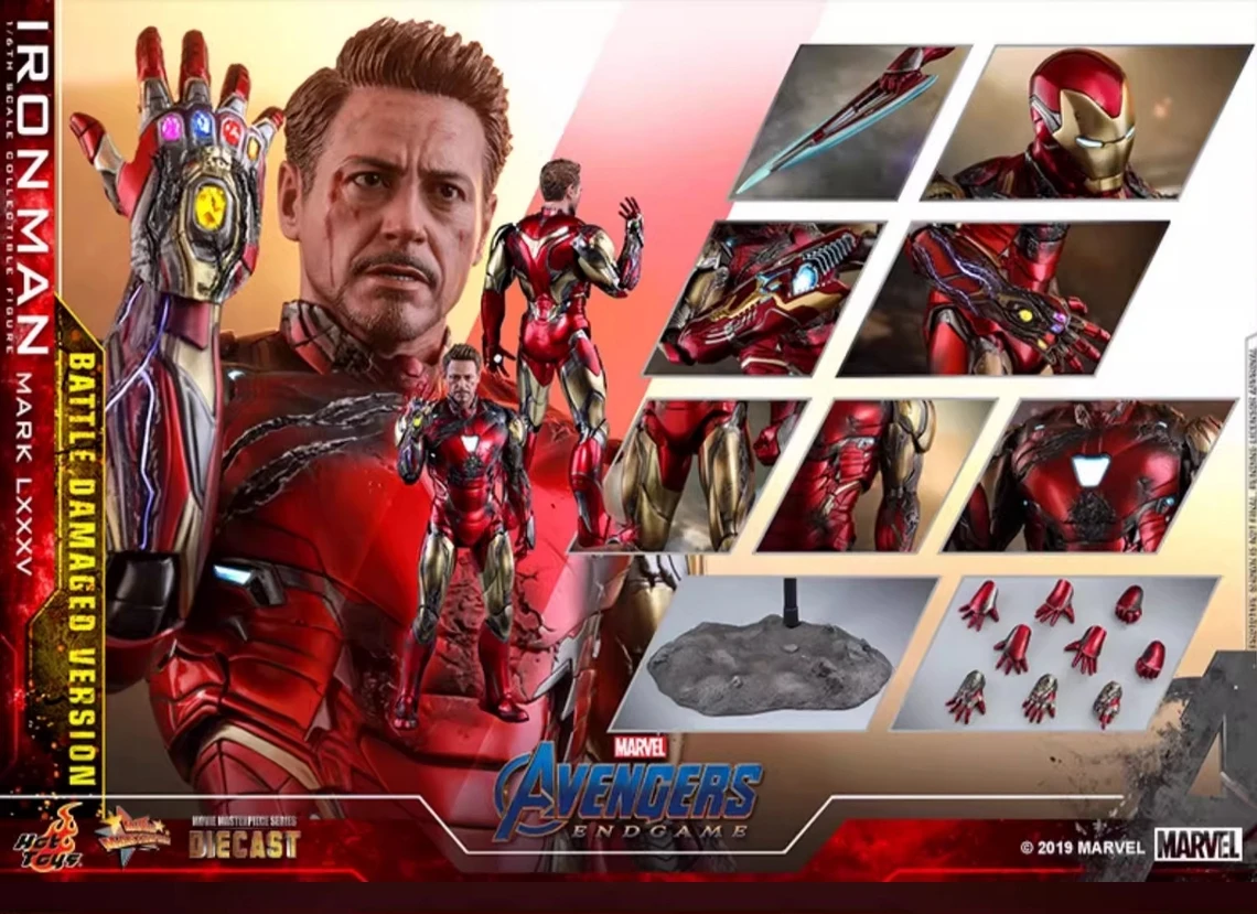 Original Hottoys HT MMS543D33 IRON MAN MARK 85 BATTLE DAMAGED VERSION Action Figures Model Toys Collectible
Original Hottoys HT MMS543D33 IRON MAN MARK 85 BATTLE DAMAGED VERSION Action Figures Model Toys Collectible