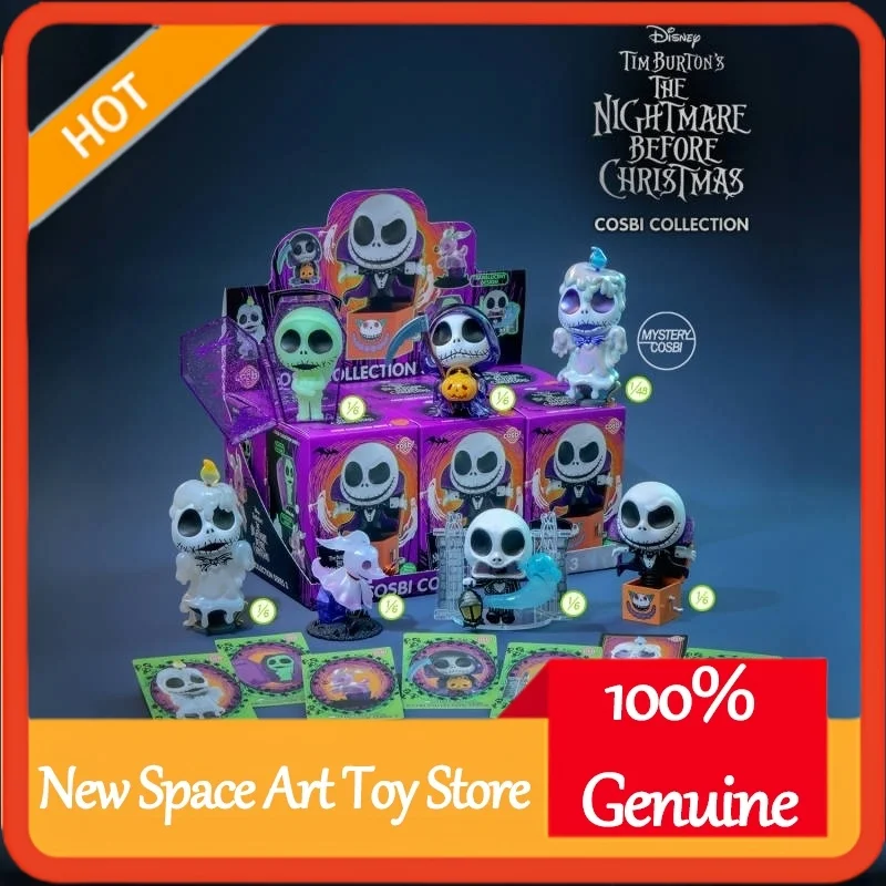 Горячие игрушки «Кошмар перед Рождеством» Cosbi Blind Box Фигурки Набор 3-й серии Jack Sally Санта-Клаус Коллекционная игрушка в подарок для фанатов 
Горячие игрушки «Кошмар перед Рождеством» Cosbi Blind Box Фигурки Набор 3-й серии Jack Sally Санта-Клаус Коллекционная игрушка в подарок для фанатов