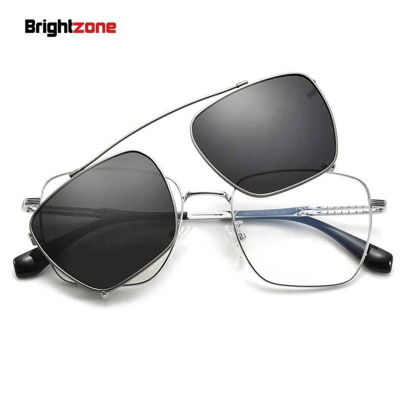 Brightzone 2023 Fashion Optical Spectacle Frame Men Clip On Sunglasses Polarized Magnetic Glasses For Rx Prescription Eyeglasses
Brightzone 2023 Fashion Optical Spectacle Frame Men Clip On Sunglasses Polarized Magnetic Glasses For Rx Prescription Eyeglasses