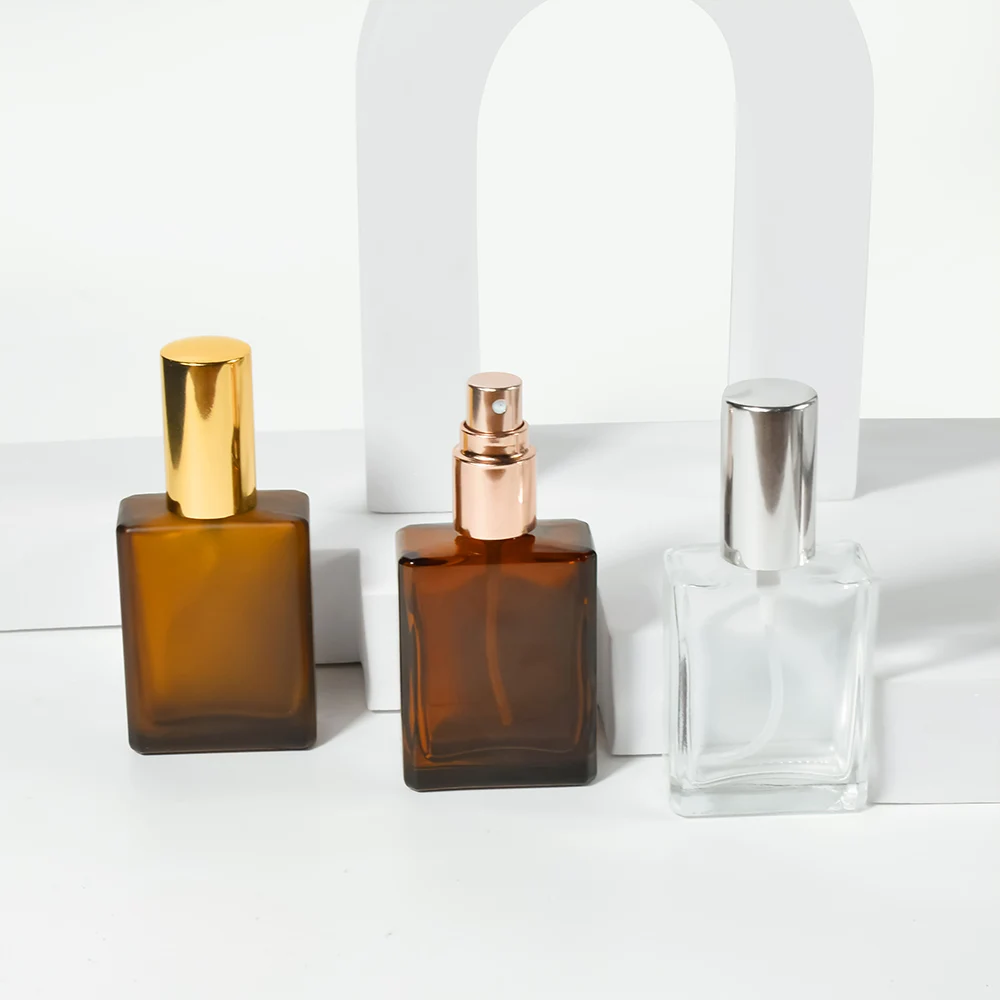 Wholesale custom square perfume bottles 10ml 15ml 30ml 50ml 100ml 1 oz Frosted clear black amber glass spray bottle
Wholesale custom square perfume bottles 10ml 15ml 30ml 50ml 100ml 1 oz Frosted clear black amber glass spray bottle