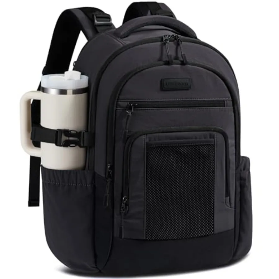 Laptop Backpack for Women with Large Cup Holder, Work Computer Bag with Chest Buckle Back Pad Shoulder Buckle, Waterproof Buses
Laptop Backpack for Women with Large Cup Holder, Work Computer Bag with Chest Buckle Back Pad Shoulder Buckle, Waterproof Buses