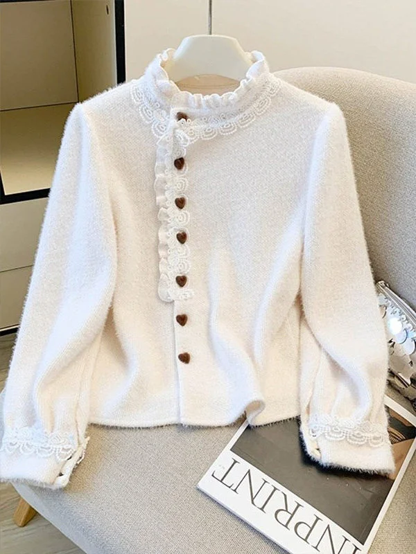 Женская вязаная кофта из Гонконга с длинными рукавами, пуговицами и асимметричным воротником, осенне-зимняя, антивозрастная, модная, с эффектом омоложения
Женская вязаная кофта из Гонконга с длинными рукавами, пуговицами и асимметричным воротником, осенне-зимняя, антивозрастная, модная, с эффектом омоложения