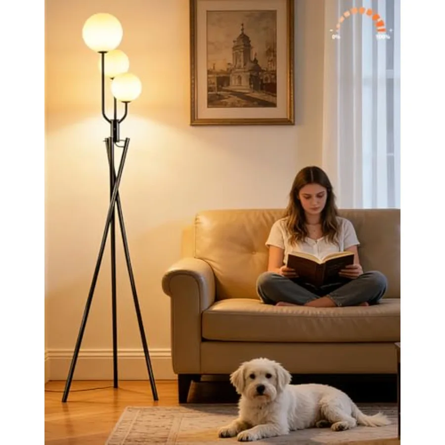 Floor Lamp Pole Vintage Standing Lamps with Stable Baseand Pcs 000K Warmwhite Bulbs Included Mid Century Modern Floor Lamp for
Floor Lamp Pole Vintage Standing Lamps with Stable Baseand Pcs 000K Warmwhite Bulbs Included Mid Century Modern Floor Lamp for