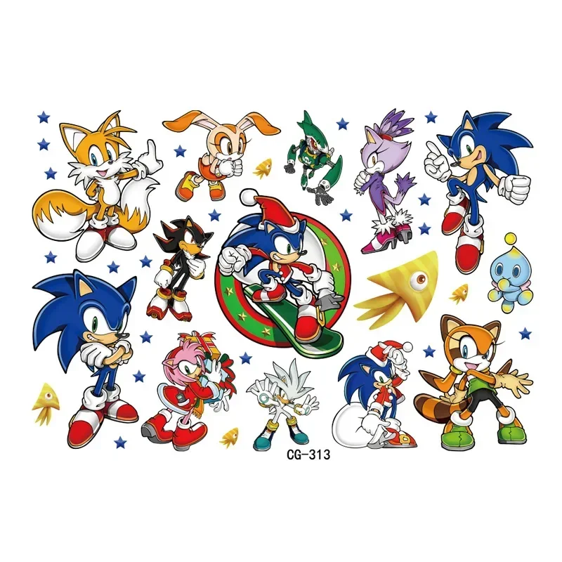 Cartoon 8pcs/set Sonics Stickeres Anime Figure Waterproof Cosplay Kids Toys Halloween Party Supplies
Cartoon 8pcs/set Sonics Stickeres Anime Figure Waterproof Cosplay Kids Toys Halloween Party Supplies