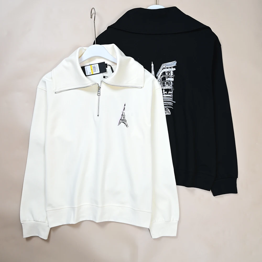 Осенне-зимняя женская толстовка с длинным рукавом, высоким воротником, спортивная, с мультяшным принтом, свободного кроя, удобная, хлопковая, утепленная.
Осенне-зимняя женская толстовка с длинным рукавом, высоким воротником, спортивная, с мультяшным принтом, свободного кроя, удобная, хлопковая, утепленная.