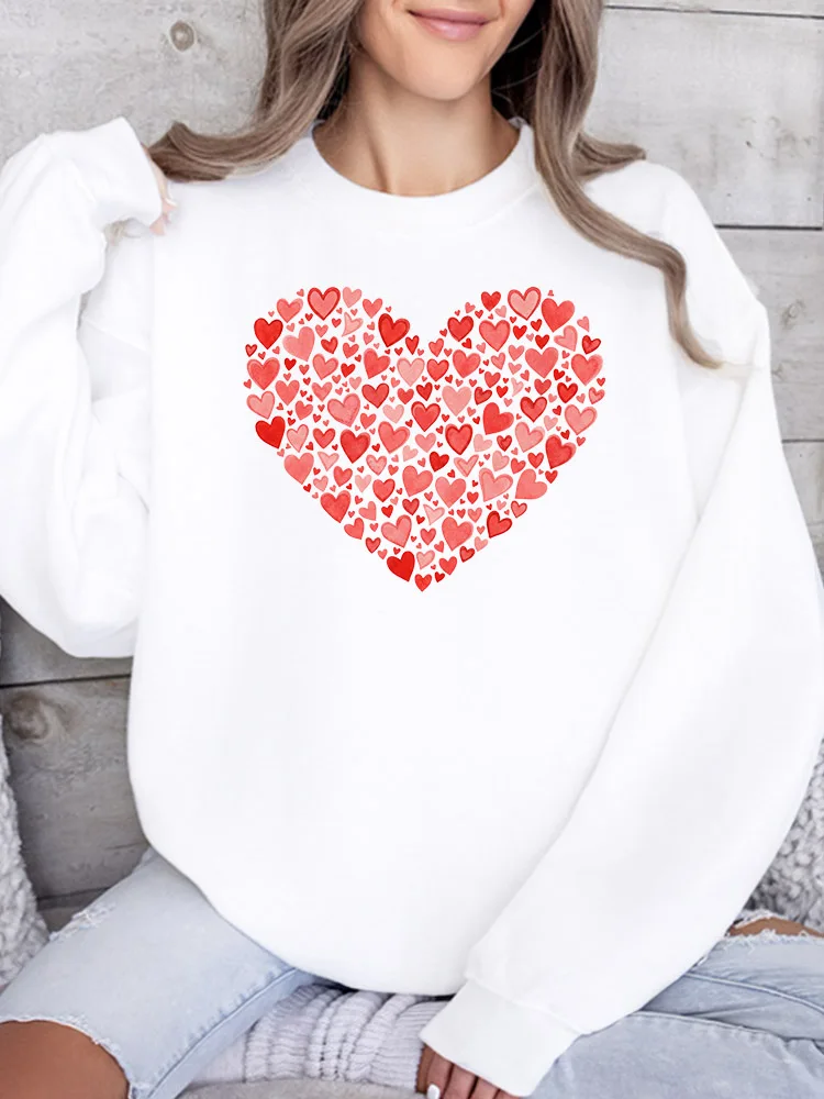 Little Hearts Heart Women's Crew Neck Sweatshirt Casual Long Sleeve Pullover Loose Fit Daily Wear
Little Hearts Heart Women's Crew Neck Sweatshirt Casual Long Sleeve Pullover Loose Fit Daily Wear