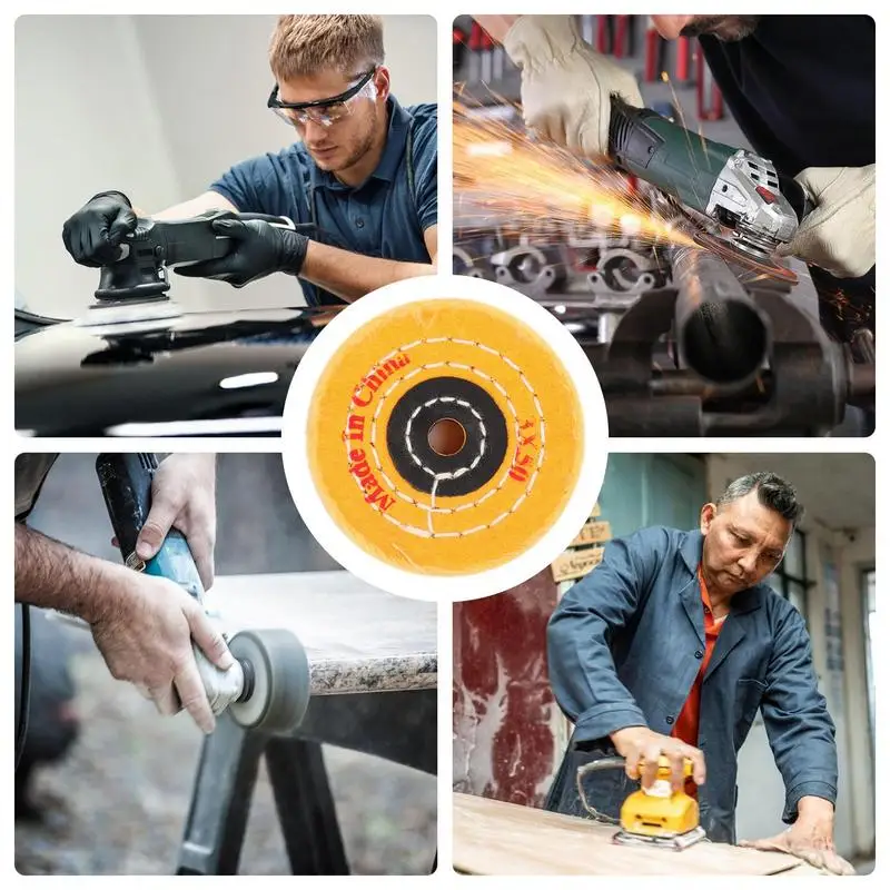 Felt Polishing Wheel Cotton Polishing Wheel Arbor Hole Wool Felt Buffing Wheel For Rotary Tool Polishing Kit Buffing Wheel Set
Felt Polishing Wheel Cotton Polishing Wheel Arbor Hole Wool Felt Buffing Wheel For Rotary Tool Polishing Kit Buffing Wheel Set