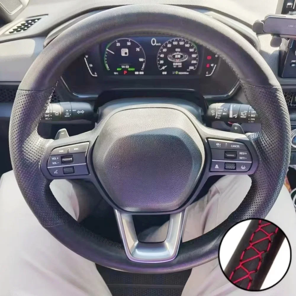 Braid Car Steering Wheel Cover Wrap Hand Sewing Microfiber Leather Non-Slip For Honda 2022 2023 Civic 2023 CRV CR-V Accord ZR-V
Braid Car Steering Wheel Cover Wrap Hand Sewing Microfiber Leather Non-Slip For Honda 2022 2023 Civic 2023 CRV CR-V Accord ZR-V