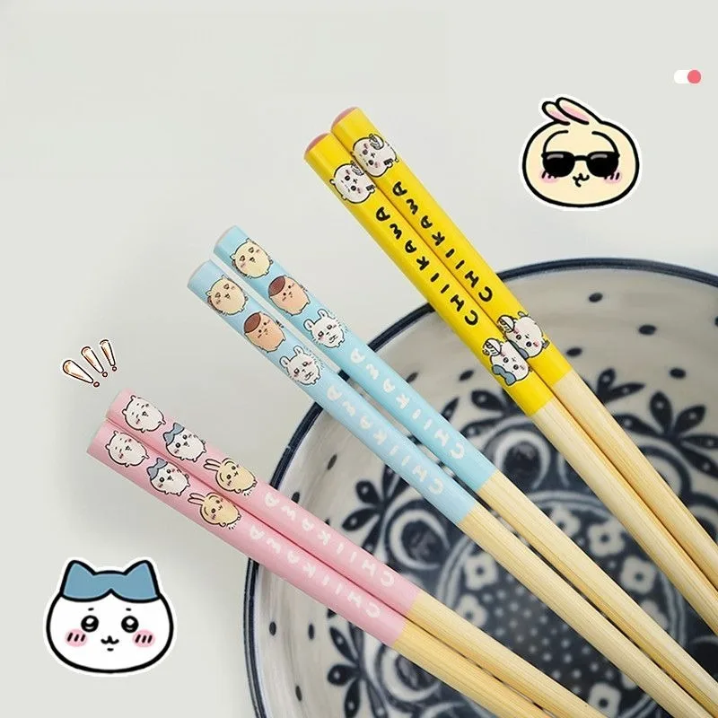 Anime Chiikawa Cute Kawaii Bamboo Chopsticks Hachiware Japanese Non Slip One Person One Chopstick Home Portable Couple Gifts
Anime Chiikawa Cute Kawaii Bamboo Chopsticks Hachiware Japanese Non Slip One Person One Chopstick Home Portable Couple Gifts
