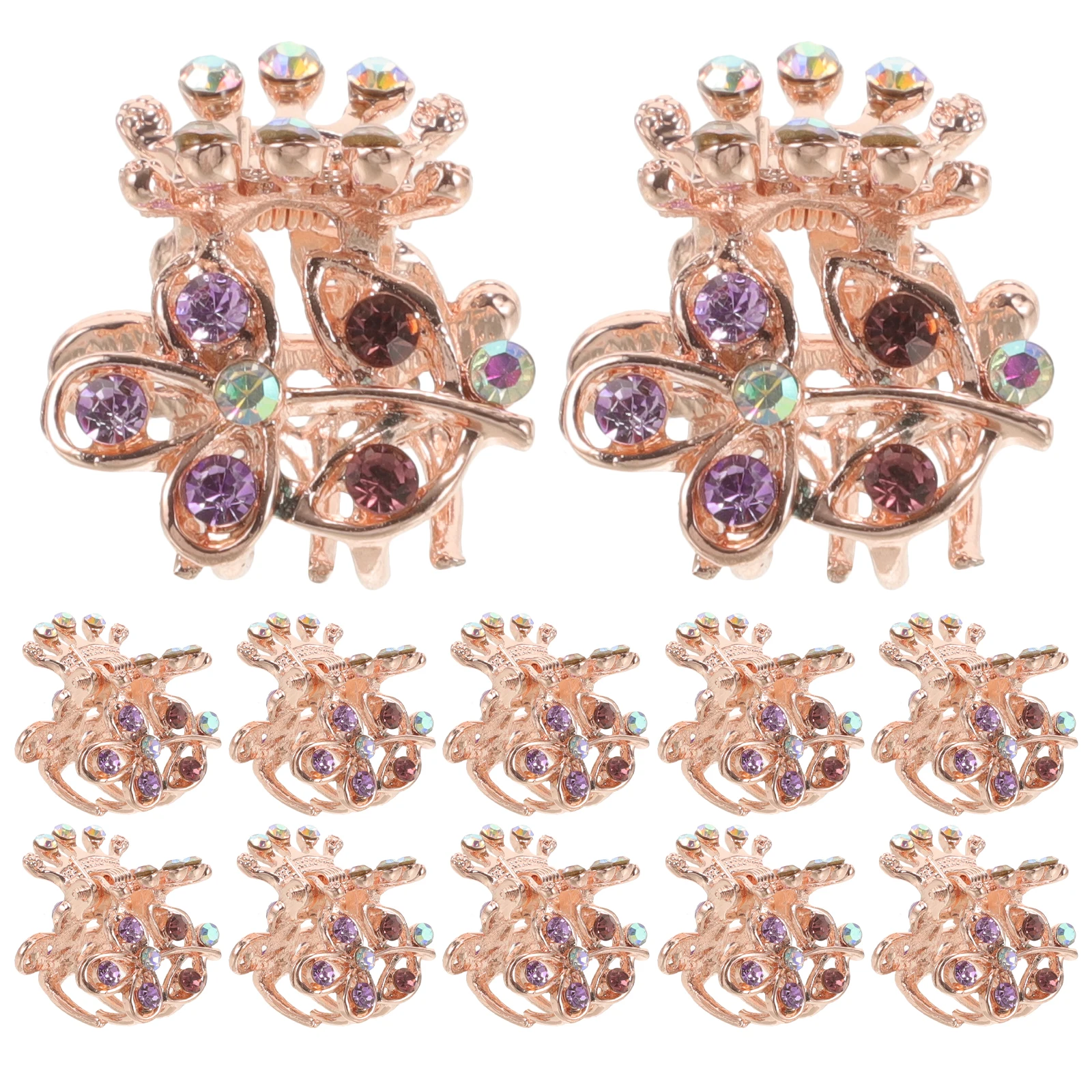 12PCS Rhinestone Hair Claw Clips Vintage Metal Jaw Grip Accessories for Daily Wear Hairpins Styling Aid Non Decorative Practical
12PCS Rhinestone Hair Claw Clips Vintage Metal Jaw Grip Accessories for Daily Wear Hairpins Styling Aid Non Decorative Practical