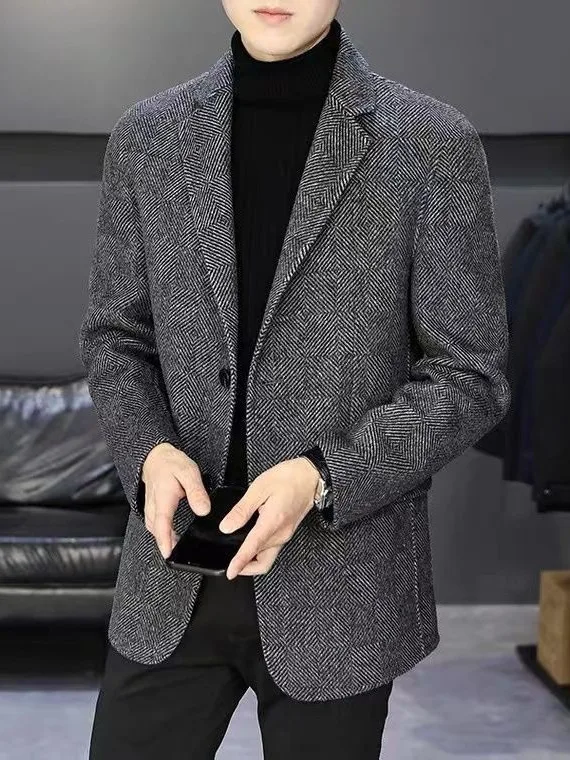 Ele Повседневный шерстяной костюм Jaet Slim Fit Busin Мужская одежда в клетку Длинное однобортное пальто на двух пуговицах Све
Ele Повседневный шерстяной костюм Jaet Slim Fit Busin Мужская одежда в клетку Длинное однобортное пальто на двух пуговицах Све