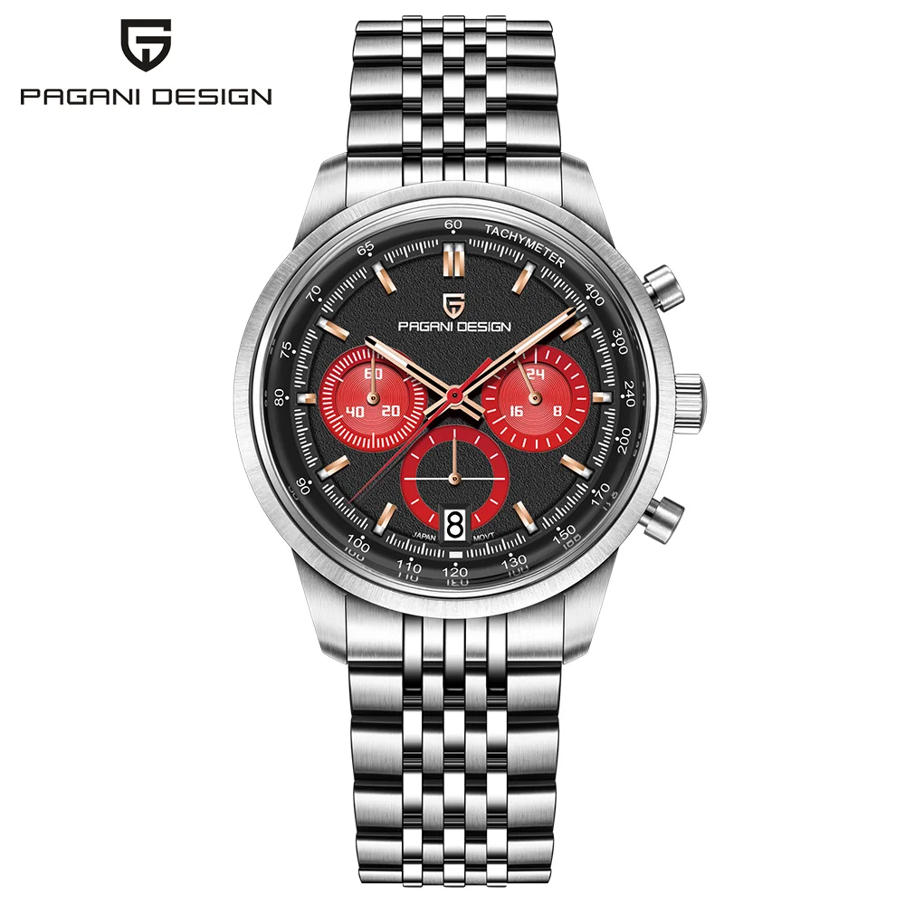 PAGANI DESIGN 2026 New 41MM Men's Quartz Watches TMI VK63 Movt 10Bar Fashion Watch For Men Glass Mirror Wrist Watch PD1827
PAGANI DESIGN 2026 New 41MM Men's Quartz Watches TMI VK63 Movt 10Bar Fashion Watch For Men Glass Mirror Wrist Watch PD1827