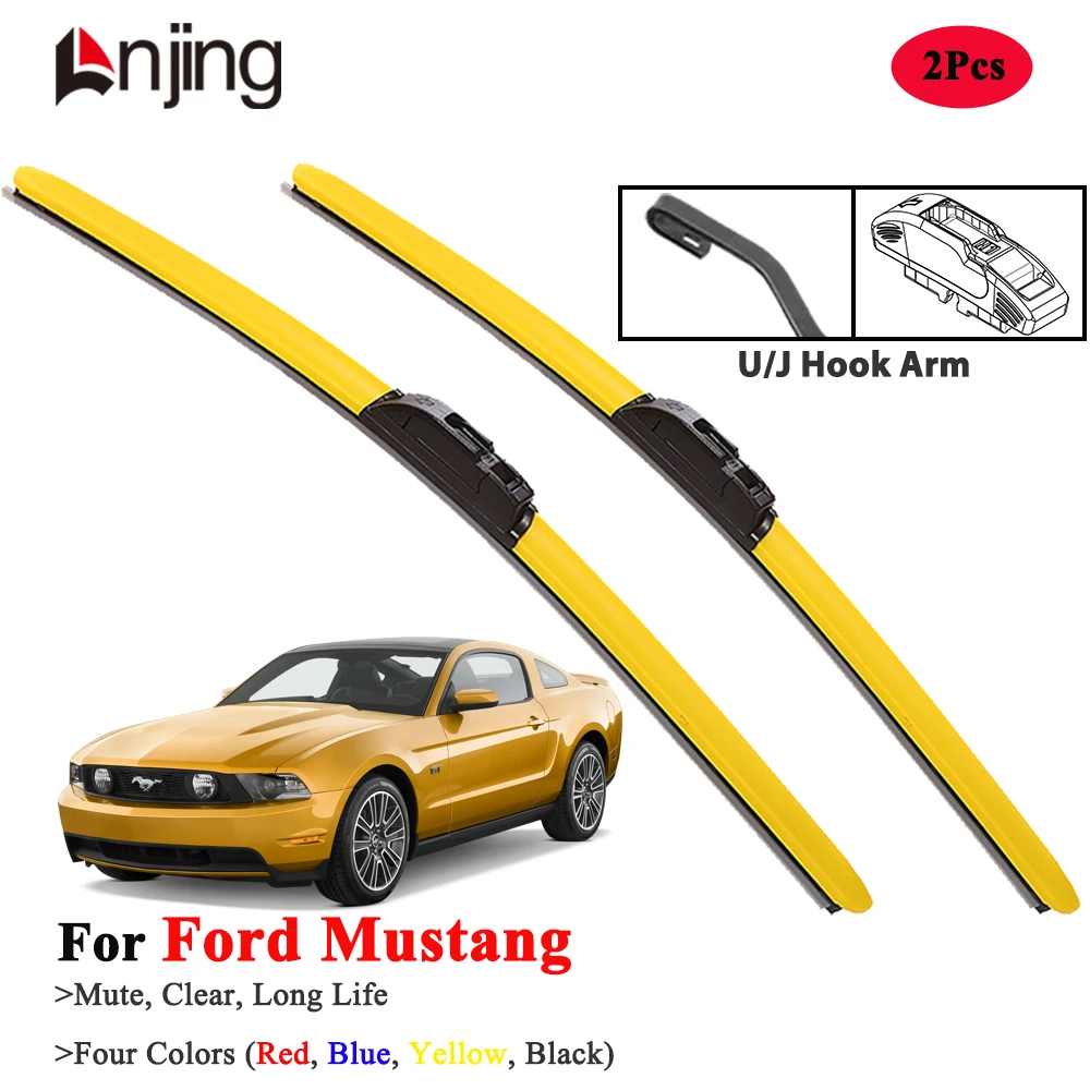 LNJING Yellow Wiper Blades For Ford Mustang 1993-Now
LNJING Yellow Wiper Blades For Ford Mustang 1993-Now