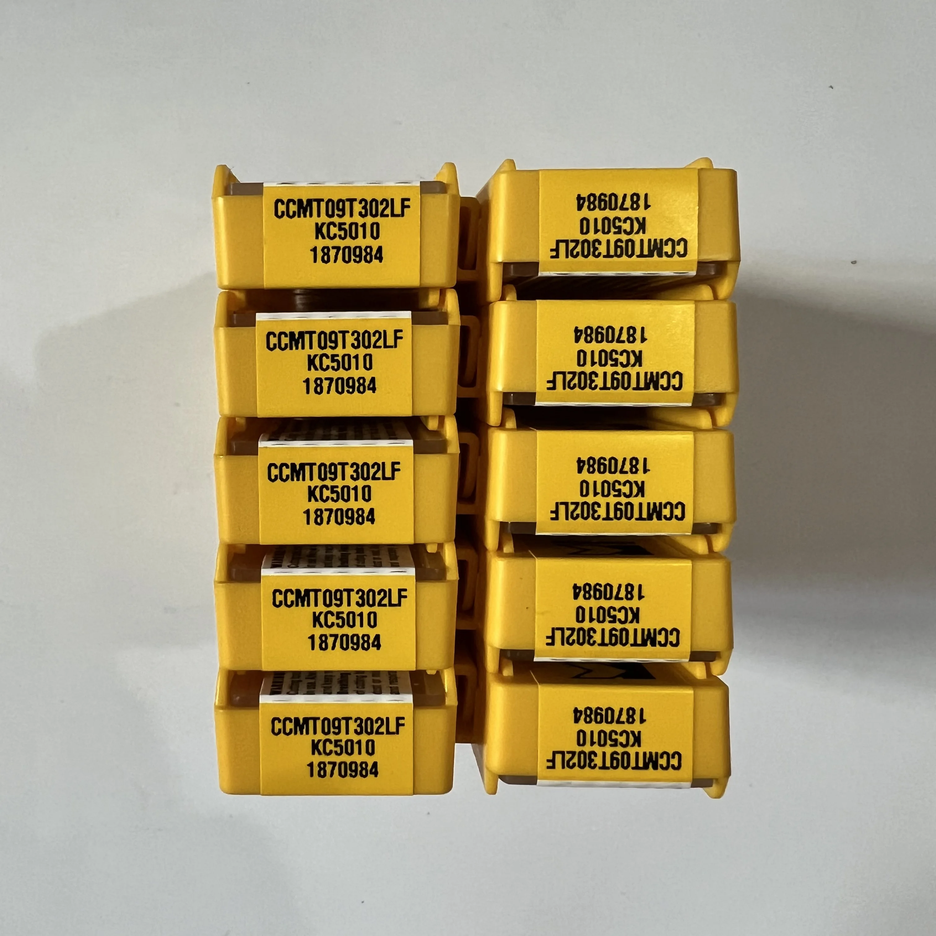American production CCMT09T302LF KC5010/CCMT09T304LF KC5010/CCMT09T308LF KC5010/CCMT060202LF/CCMT060208LF KC5010 Turning Inserts
American production CCMT09T302LF KC5010/CCMT09T304LF KC5010/CCMT09T308LF KC5010/CCMT060202LF/CCMT060208LF KC5010 Turning Inserts
