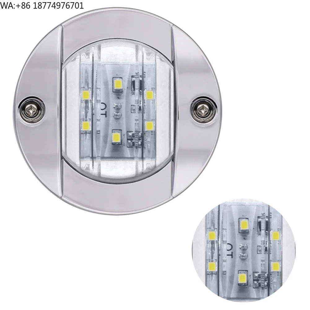 Оригинальный водонепроницаемый круглый светодиодный навигационный фонарь 3 Вт для кормы лодки, 12 В
Оригинальный водонепроницаемый круглый светодиодный навигационный фонарь 3 Вт для кормы лодки, 12 В