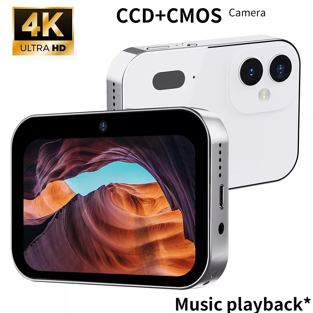4K HD Mini Pocket Digital Camera Night Vision Triple Lens 3 Inch HD 64MP Touch Screen Entertainment Music MP3 MP4 Touch Player
4K HD Mini Pocket Digital Camera Night Vision Triple Lens 3 Inch HD 64MP Touch Screen Entertainment Music MP3 MP4 Touch Player