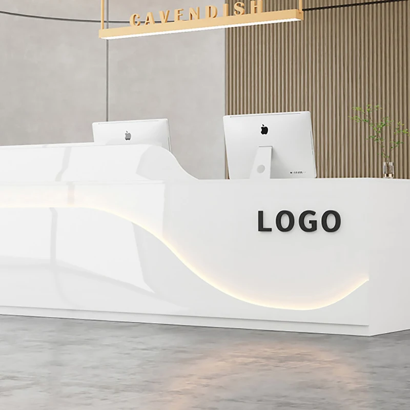 Commercial Glamour Bar Counter Senior Classic Modern Unique Reception Desk Luxury Professional Mostrador Commercial Furniture
Commercial Glamour Bar Counter Senior Classic Modern Unique Reception Desk Luxury Professional Mostrador Commercial Furniture