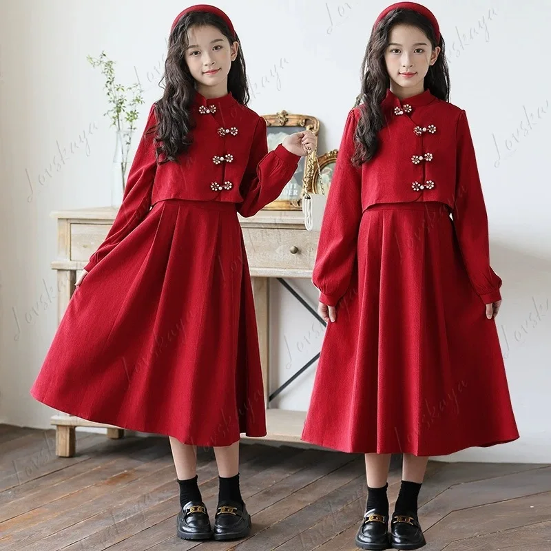New Girls' Dress for Spring and Autumn. Fashionable Long-sleeved Princess Dress for Medium and Large Children in Autumn.
New Girls' Dress for Spring and Autumn. Fashionable Long-sleeved Princess Dress for Medium and Large Children in Autumn.