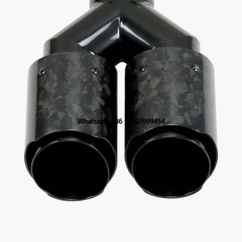 Universal Car Accessories Exhaust Tips Upgrade Forged Carbon Fiber Double Exit Muffler Pipe for Nozzles Modify
Universal Car Accessories Exhaust Tips Upgrade Forged Carbon Fiber Double Exit Muffler Pipe for Nozzles Modify
