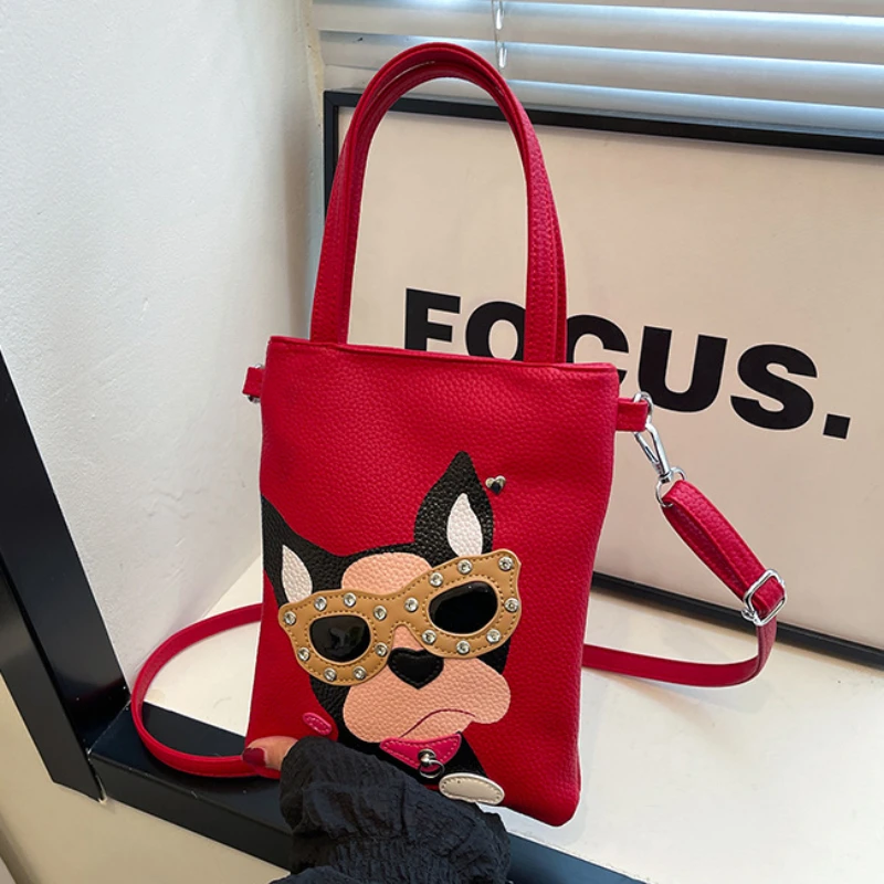 Cartoon Cute Handbags for Women 2025 New Fashion Funny Dog Female Bag High Quality Leather Square Crossbody Shoulder Bag Ladies
Cartoon Cute Handbags for Women 2025 New Fashion Funny Dog Female Bag High Quality Leather Square Crossbody Shoulder Bag Ladies