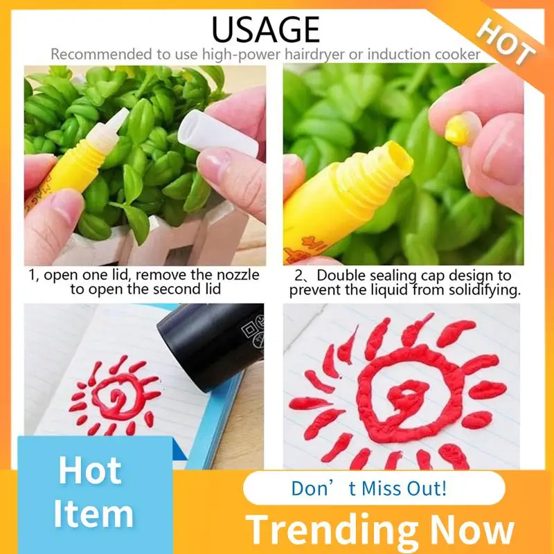 DIY Bubble Popcorn Drawing Pens, Magic Puffy Pens, Popcorn Color Pens, 3D Art Printing Bubble Pen, (5 Boxes)
DIY Bubble Popcorn Drawing Pens, Magic Puffy Pens, Popcorn Color Pens, 3D Art Printing Bubble Pen, (5 Boxes)