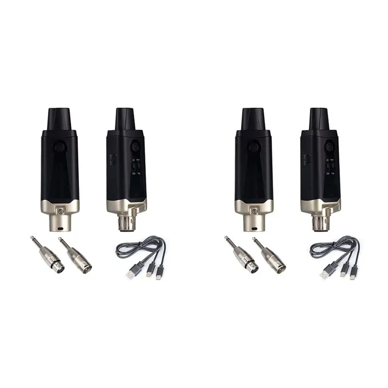 ABKQ-2X Wireless Microphone System UHF Wireless XLR Transmitter And Receiver For Dynamic Microphone, Audio Mixer, PA System
ABKQ-2X Wireless Microphone System UHF Wireless XLR Transmitter And Receiver For Dynamic Microphone, Audio Mixer, PA System