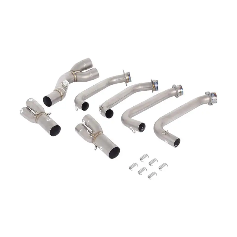 Slip On For YAMAHA YZF R6 2017-2025 Motorcycle Exhaust System Header Link Pipe Titanium Alloy Front Connect Tube
Slip On For YAMAHA YZF R6 2017-2025 Motorcycle Exhaust System Header Link Pipe Titanium Alloy Front Connect Tube