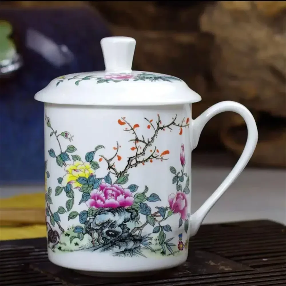 Jingdezhen Blue and White Porcelain Mug Chinese Dragon Ceramic Cup Office Meeting Water Cup Bone China Green Tea Coffee Mug
Jingdezhen Blue and White Porcelain Mug Chinese Dragon Ceramic Cup Office Meeting Water Cup Bone China Green Tea Coffee Mug