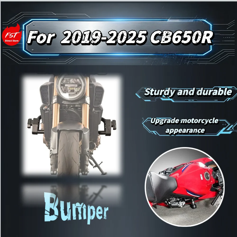 For 2019-2025 CB650R Motorcycle Anti Collision Bumper Bar Anti Drop Protection Modified Parts
For 2019-2025 CB650R Motorcycle Anti Collision Bumper Bar Anti Drop Protection Modified Parts