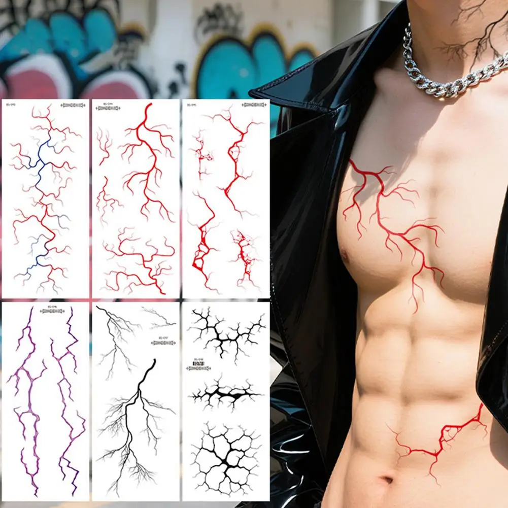 1pc Vascular Tattoo Sticker Temporary Tattoo Stickers For Hand Arm Back Disposable Body Stickers Wild Grass Leaves Fake Tat Y0F3
1pc Vascular Tattoo Sticker Temporary Tattoo Stickers For Hand Arm Back Disposable Body Stickers Wild Grass Leaves Fake Tat Y0F3