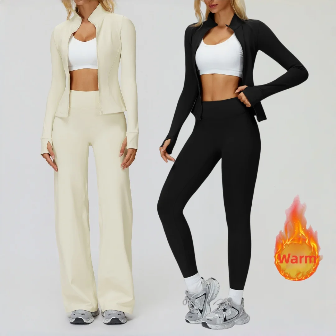 Спортивные брюки с длинными рукавами, комплект на молнии, ветрозащитный теплый флисовый комплект для йоги, пуш-ап, повседневная одежда для бега на открытом воздухе, спортивный костюм для спортзала
Спортивные брюки с длинными рукавами, комплект на молнии, ветрозащитный теплый флисовый комплект для йоги, пуш-ап, повседневная одежда для бега на открытом воздухе, спортивный костюм для спортзала