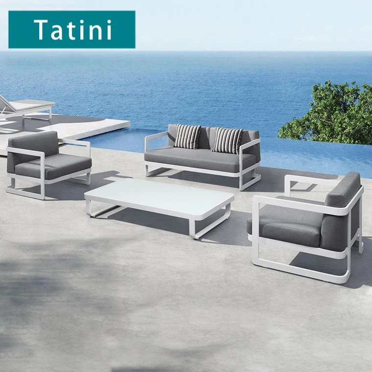 Outdoor Leisure Sofa Patio Villa Hotel Balcony Metal Set Resorts Garden Patio Waterproof Aluminum Alloy Furniture
Outdoor Leisure Sofa Patio Villa Hotel Balcony Metal Set Resorts Garden Patio Waterproof Aluminum Alloy Furniture