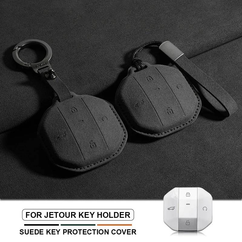 Suede Car Key Case for Jetour Freer Freedom T2 Freer Traveller T1 2025+ Remote Cover Shell Keychain Fob Accessories Anti-Scratch
Suede Car Key Case for Jetour Freer Freedom T2 Freer Traveller T1 2025+ Remote Cover Shell Keychain Fob Accessories Anti-Scratch