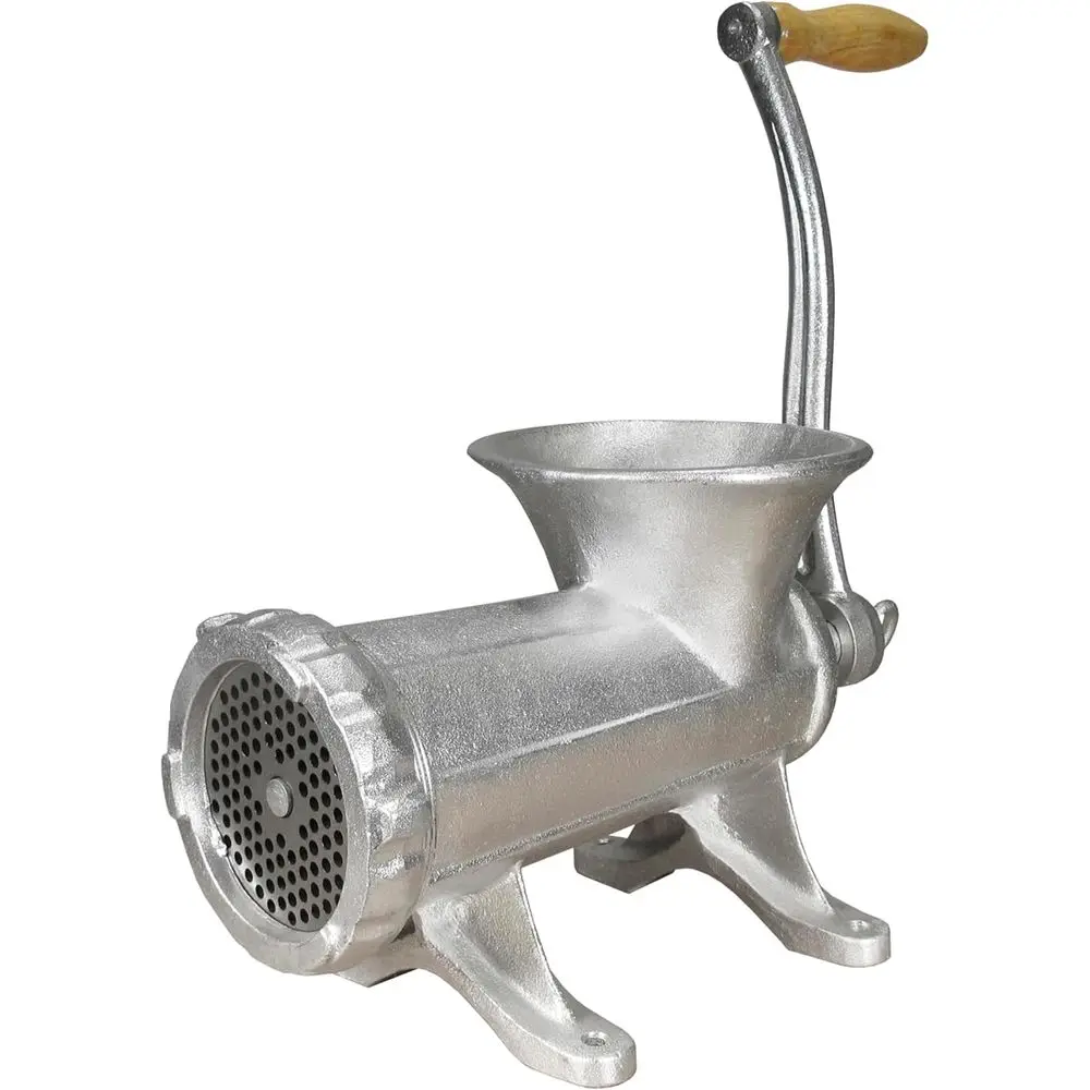 #22 Manual Tinned Meat Grinder and Sausage Stuer, Silver
#22 Manual Tinned Meat Grinder and Sausage Stuer, Silver