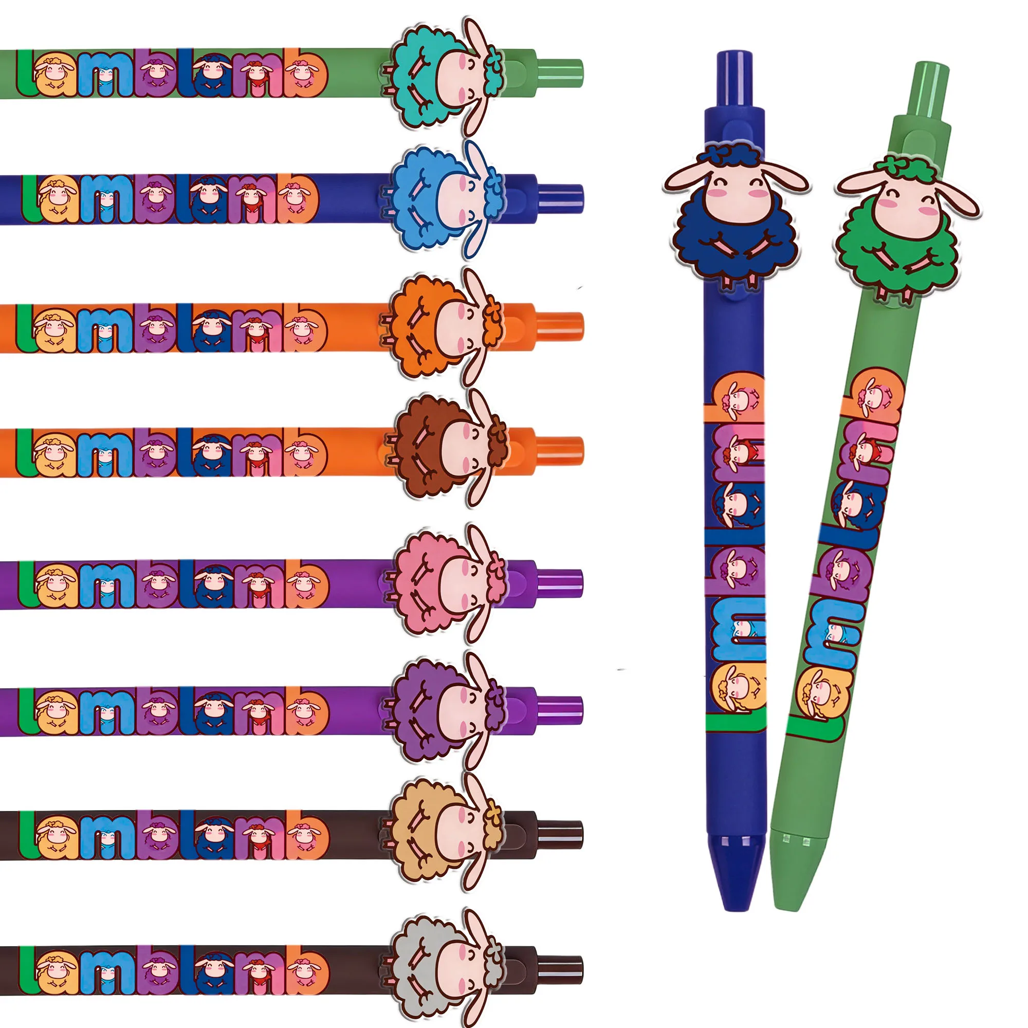 10pcs/15pcs Happy Lamb Theme Ballpoint Pen Creative Color Lamb Series Gift Pen Student Writing Signature Stationery
10pcs/15pcs Happy Lamb Theme Ballpoint Pen Creative Color Lamb Series Gift Pen Student Writing Signature Stationery
