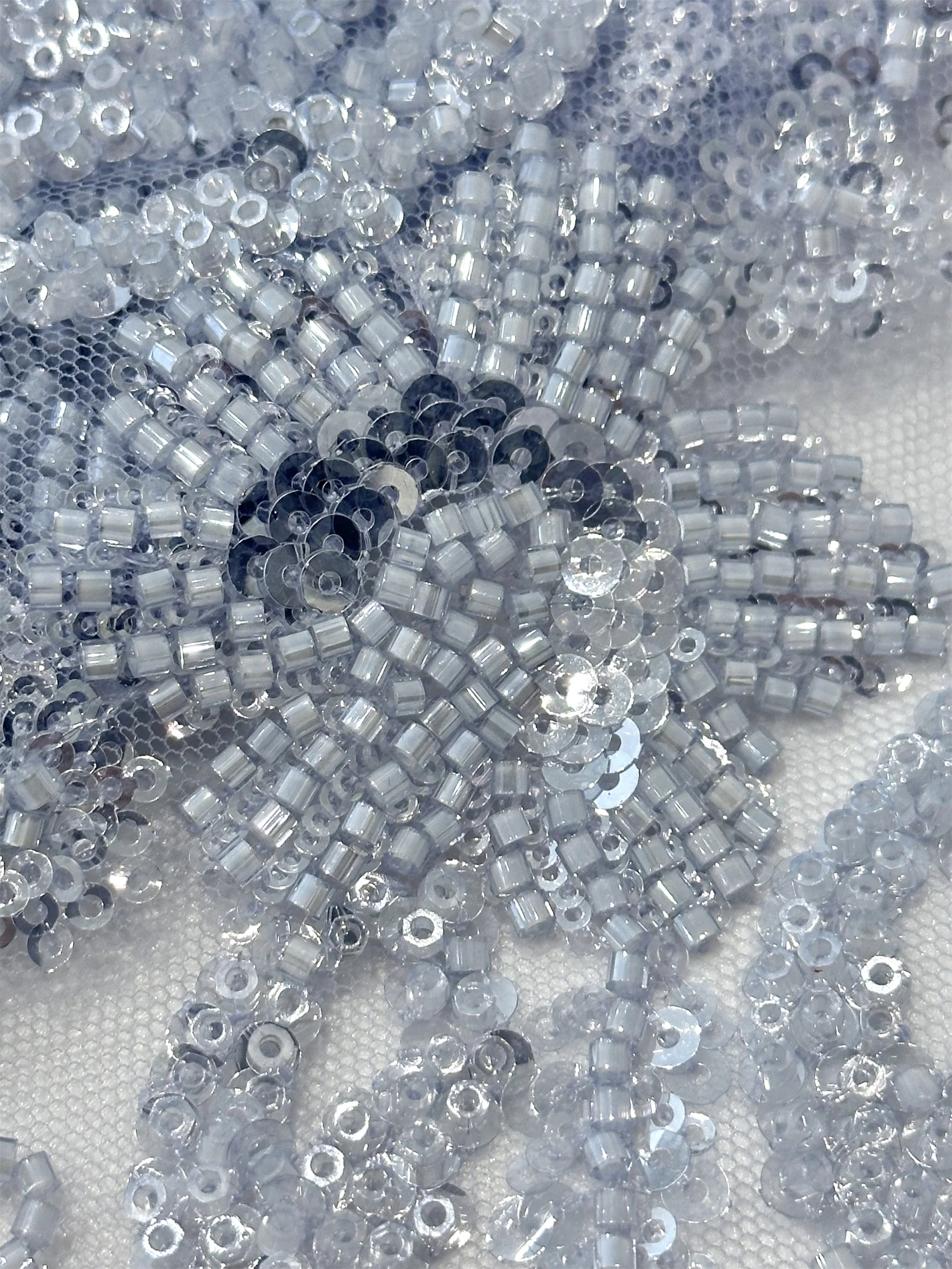 Luxury Sequins Beaded Tulle French Lace Fabric Sequins Beaded Lace Fabric Party Dress Sewing Wedding Dress Material
Luxury Sequins Beaded Tulle French Lace Fabric Sequins Beaded Lace Fabric Party Dress Sewing Wedding Dress Material