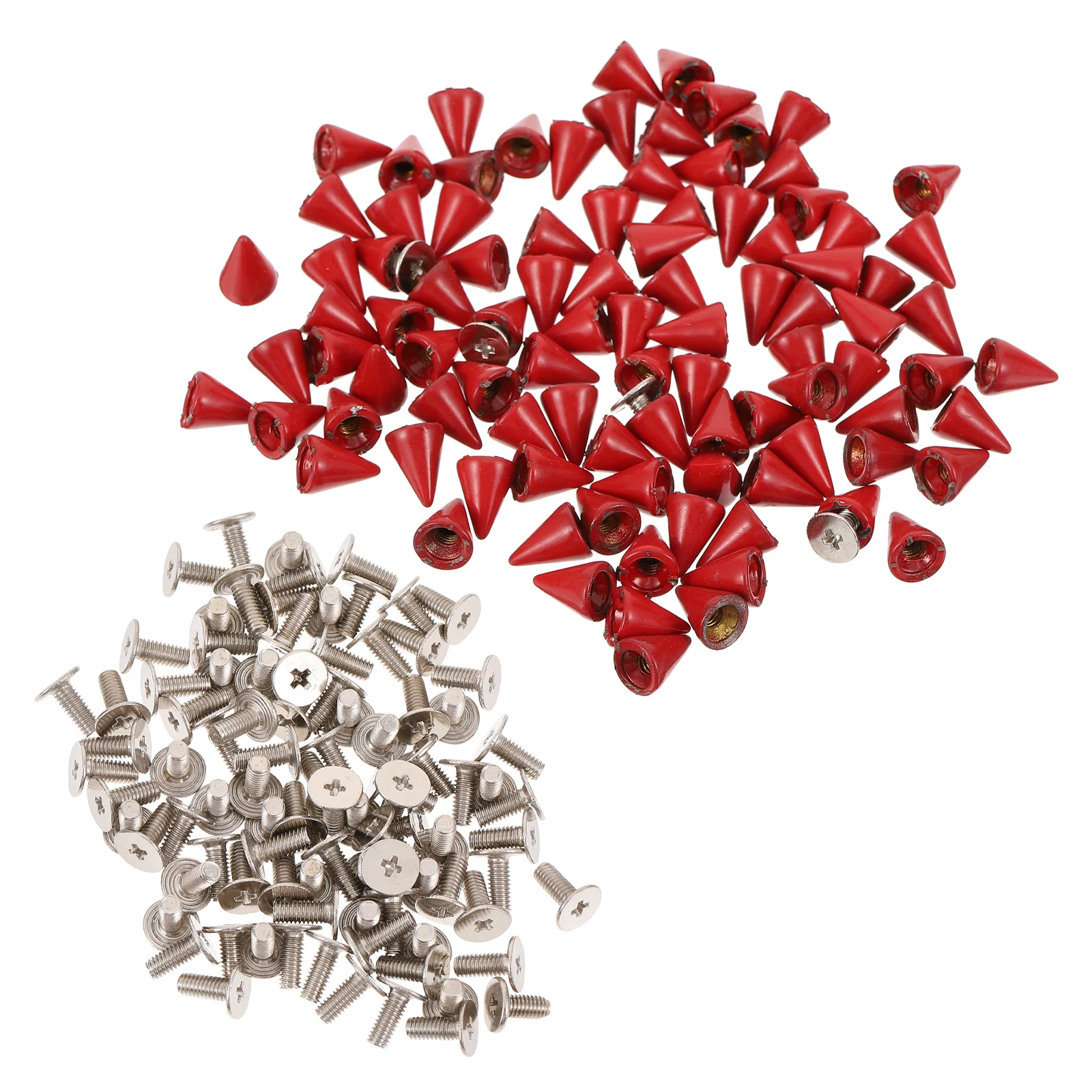 100 Sets Cell Phone Case Screws DIY Decorative Rivets Backpack Craft Metal Spikes
100 Sets Cell Phone Case Screws DIY Decorative Rivets Backpack Craft Metal Spikes