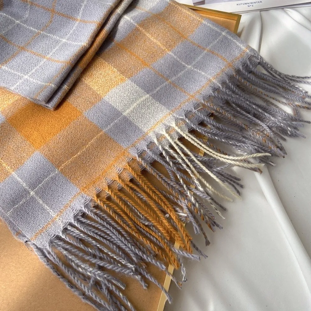 Classic Imitation Cashmere Plaid Knitted Scarf Warm Long Men Thick Shawl Korean Style Large Double-sided Scarf Winter
Classic Imitation Cashmere Plaid Knitted Scarf Warm Long Men Thick Shawl Korean Style Large Double-sided Scarf Winter