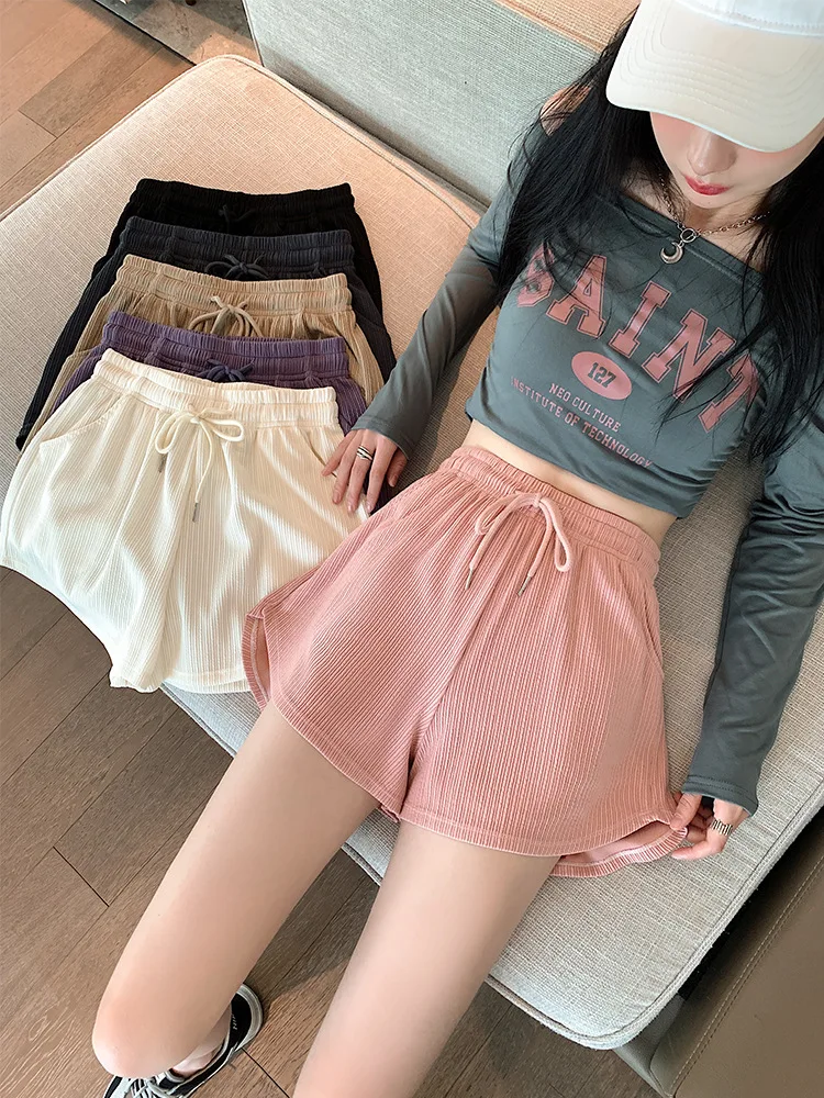Loose Pocket Shorts Solid Color Shorts Regular Clothing Length Spring Summer Autumn Winter Fashion Shorts for Women
Loose Pocket Shorts Solid Color Shorts Regular Clothing Length Spring Summer Autumn Winter Fashion Shorts for Women