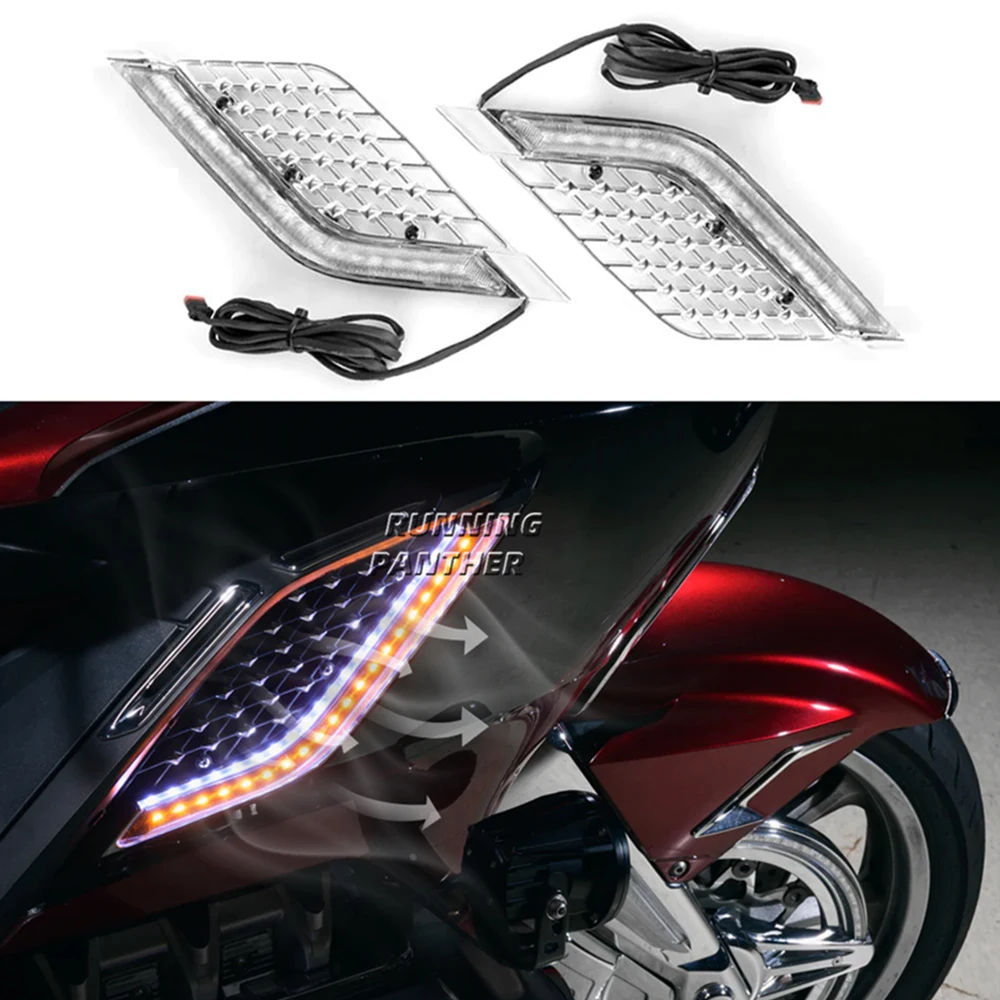 For Honda Goldwing Gold Wing GL1800 Tour DCT Airbag 2018-2023 Motorcycle LED Light Radiator Grill Panels Decorative Light Lamp
For Honda Goldwing Gold Wing GL1800 Tour DCT Airbag 2018-2023 Motorcycle LED Light Radiator Grill Panels Decorative Light Lamp