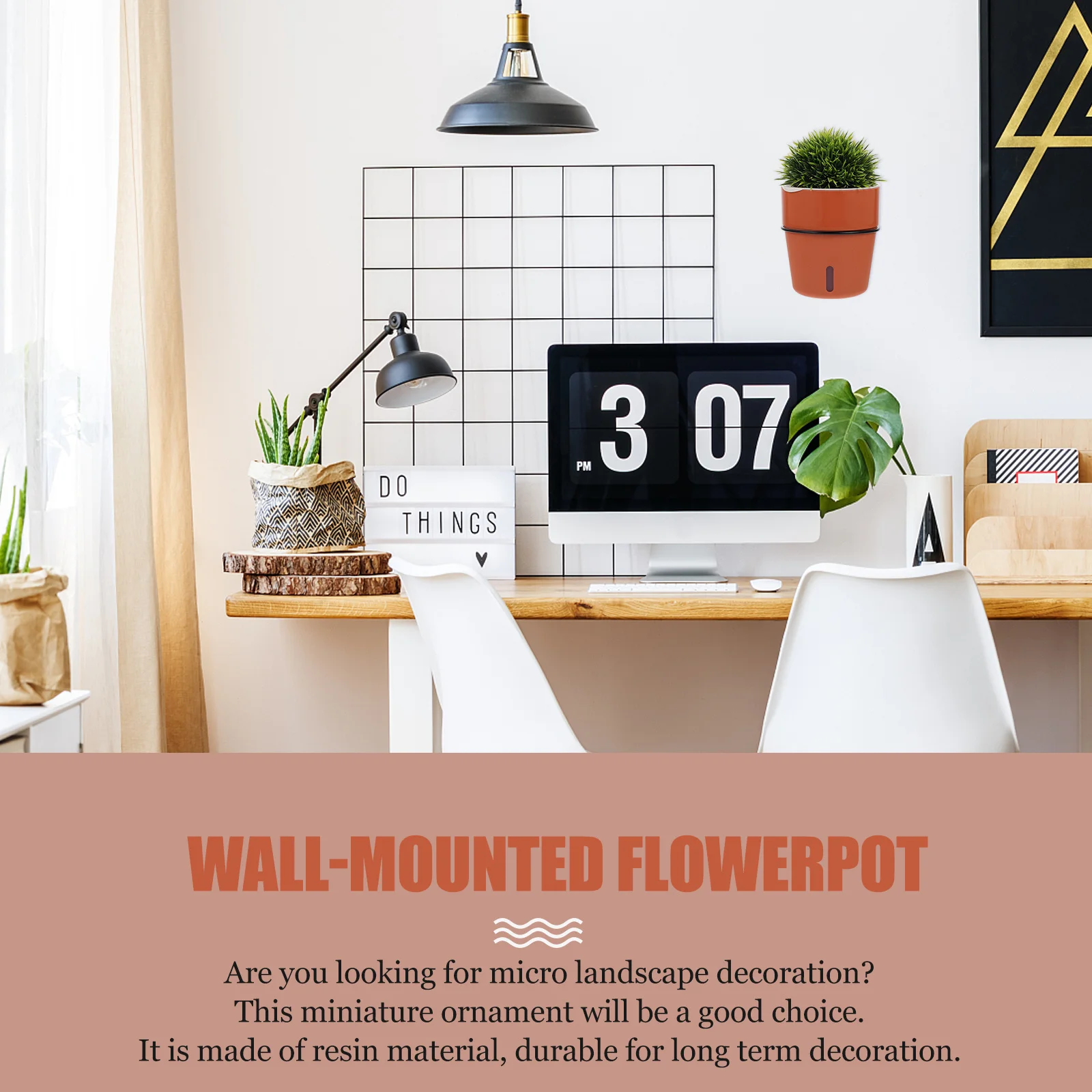 1 Set Wall Mounted Flower Pot Automatic Water-Absorbing Design For Garden Indoor Plants Plastic Plant Pot Simple Decorative
1 Set Wall Mounted Flower Pot Automatic Water-Absorbing Design For Garden Indoor Plants Plastic Plant Pot Simple Decorative