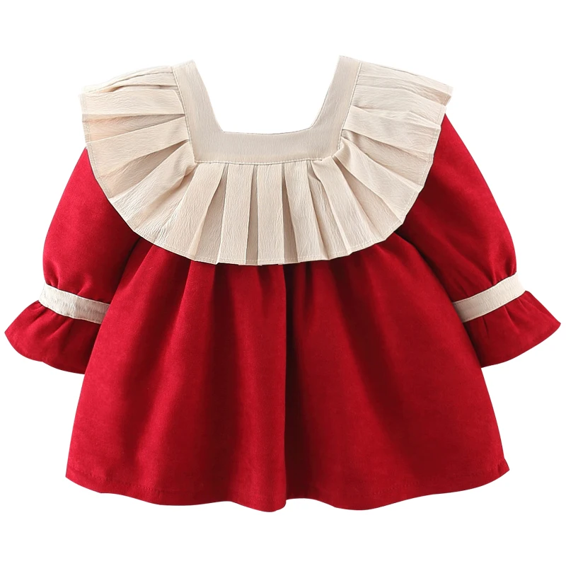 Spring Autumn Newborn Girl Dresses Korean Fashion Cute Fleece Long Sleeve Baby Princess Dress Toddler Birthday Outfits BC1674
Spring Autumn Newborn Girl Dresses Korean Fashion Cute Fleece Long Sleeve Baby Princess Dress Toddler Birthday Outfits BC1674