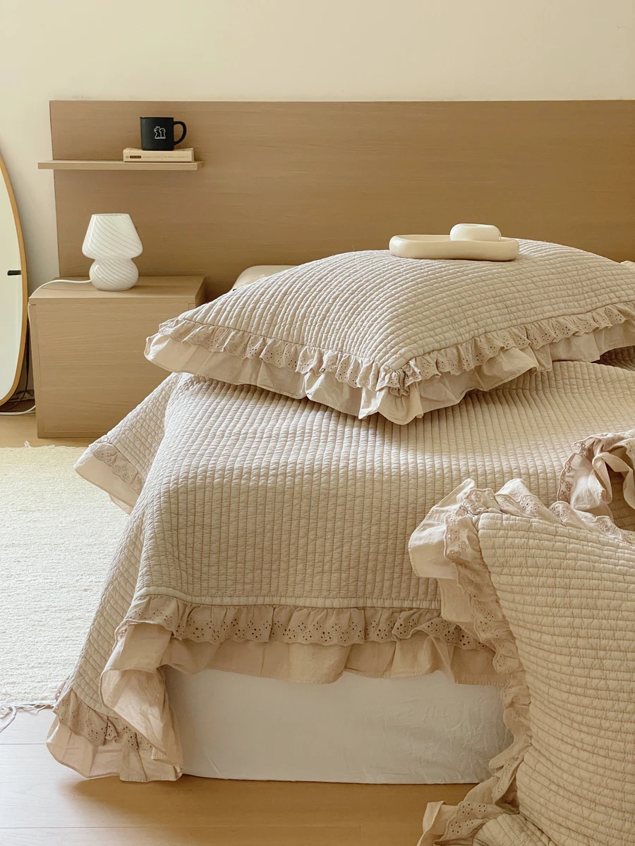 Pure Cotton Bedding Set Korean Sle Double Layer Ruffle High End Single Piece Quilt Cover Duvet Insert And Pillowcase
Pure Cotton Bedding Set Korean Sle Double Layer Ruffle High End Single Piece Quilt Cover Duvet Insert And Pillowcase
