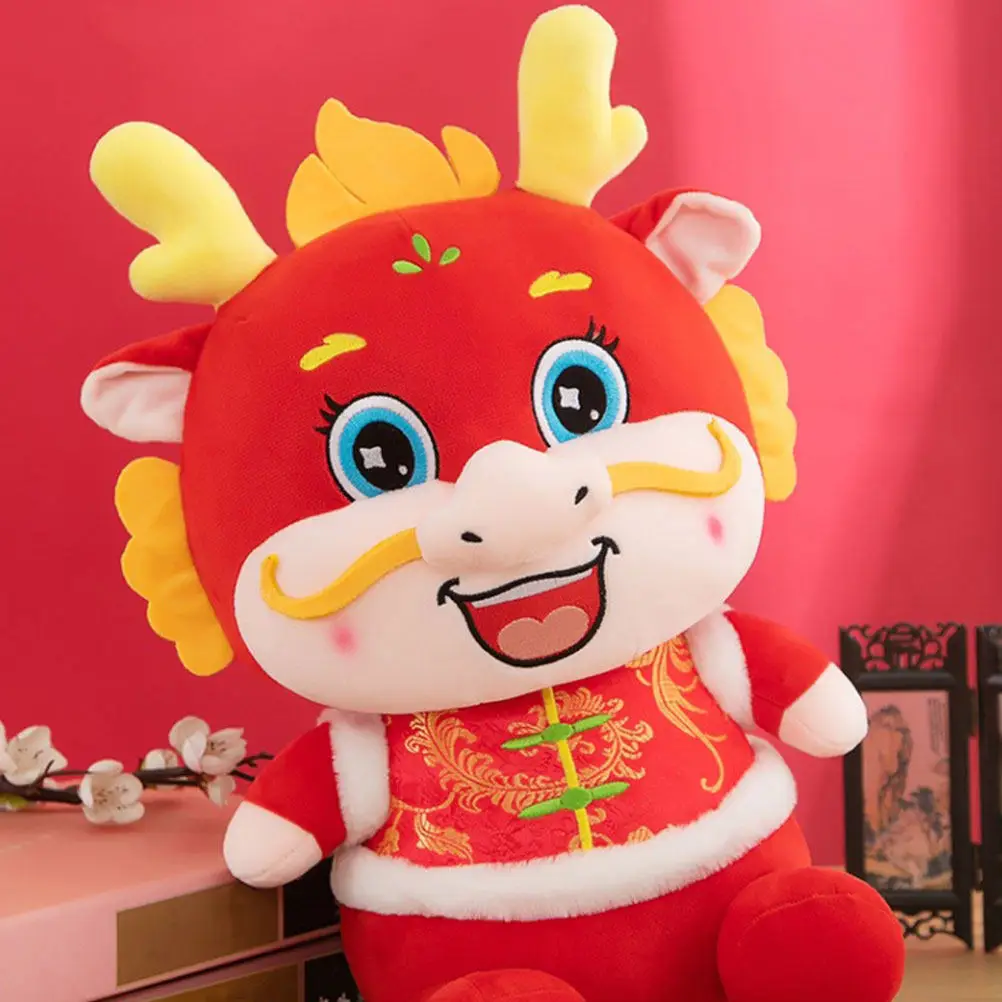 Adorable Stuffed Dragon Mascot 2024 Chinese New Year Lucky Symbol Health Wealth Harvest Decorative Animal for Home Office Shop
Adorable Stuffed Dragon Mascot 2024 Chinese New Year Lucky Symbol Health Wealth Harvest Decorative Animal for Home Office Shop