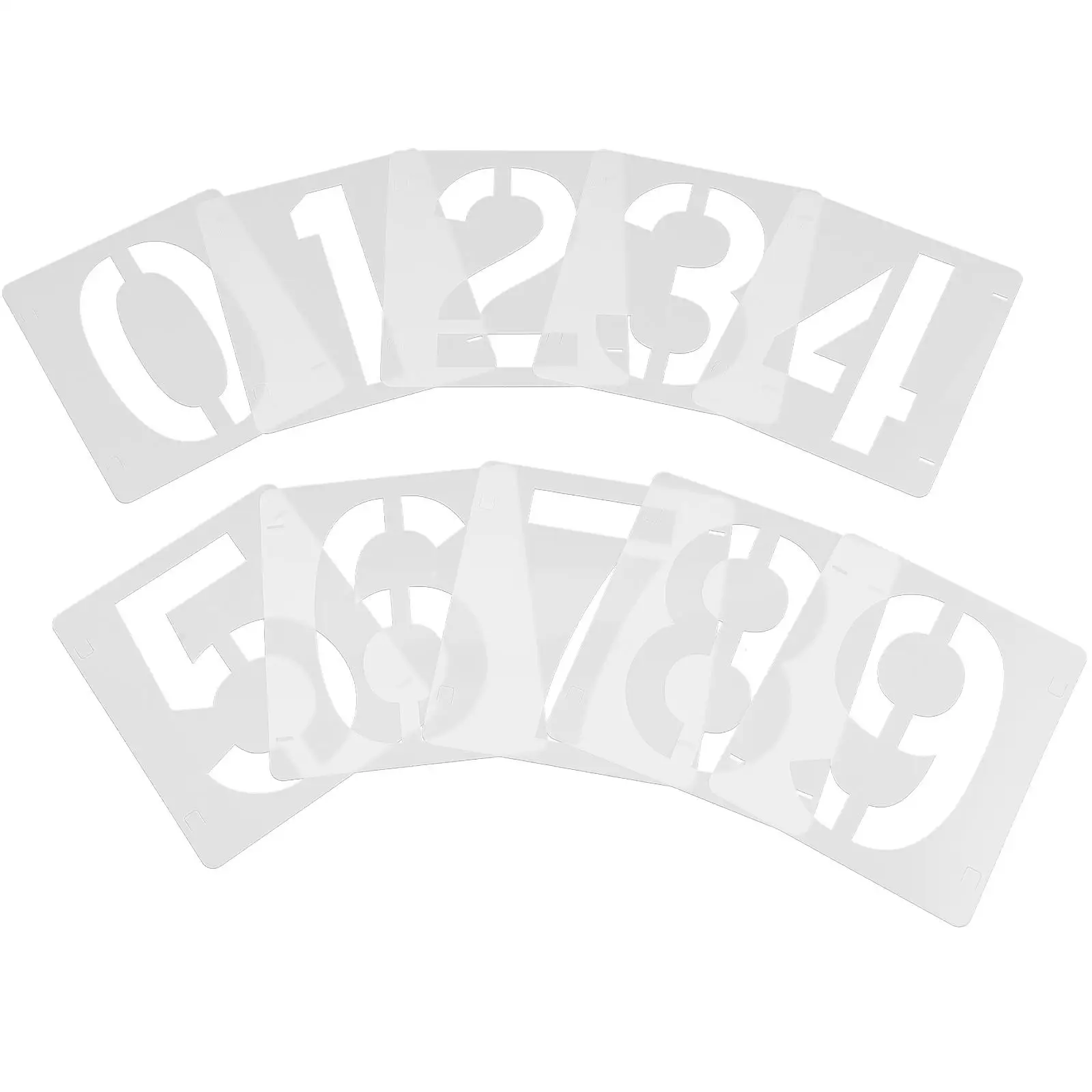 10 Sheets Digital Template Stencils for Spray Paint Numbers Graffiti Plastic Large
10 Sheets Digital Template Stencils for Spray Paint Numbers Graffiti Plastic Large