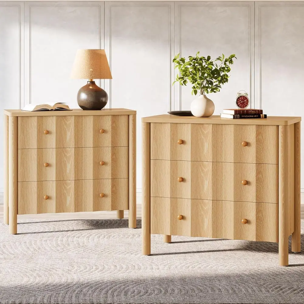 31.5" Large Nightstand, Oversized Night Stand with 3 Ders, ern luted Bede Table or Bedroom, Living Room, Natural Oak (2, Natural
31.5" Large Nightstand, Oversized Night Stand with 3 Ders, ern luted Bede Table or Bedroom, Living Room, Natural Oak (2, Natural