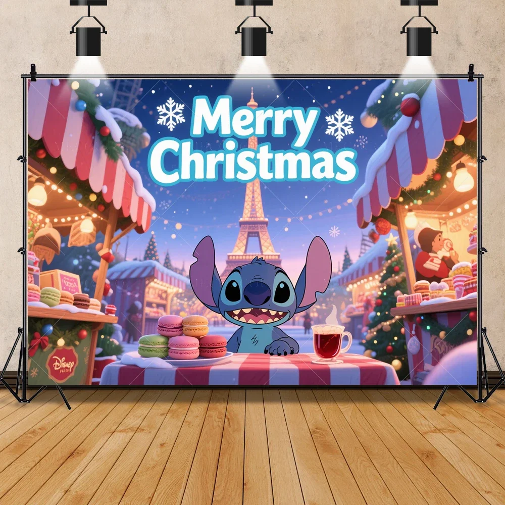 Настраиваемый фон Disney Lilo Stitch, Рождественский зимний фон для фотосъемки соснового лося, детский день рождения, украшение для вечеринки, постер
Настраиваемый фон Disney Lilo Stitch, Рождественский зимний фон для фотосъемки соснового лося, детский день рождения, украшение для вечеринки, постер