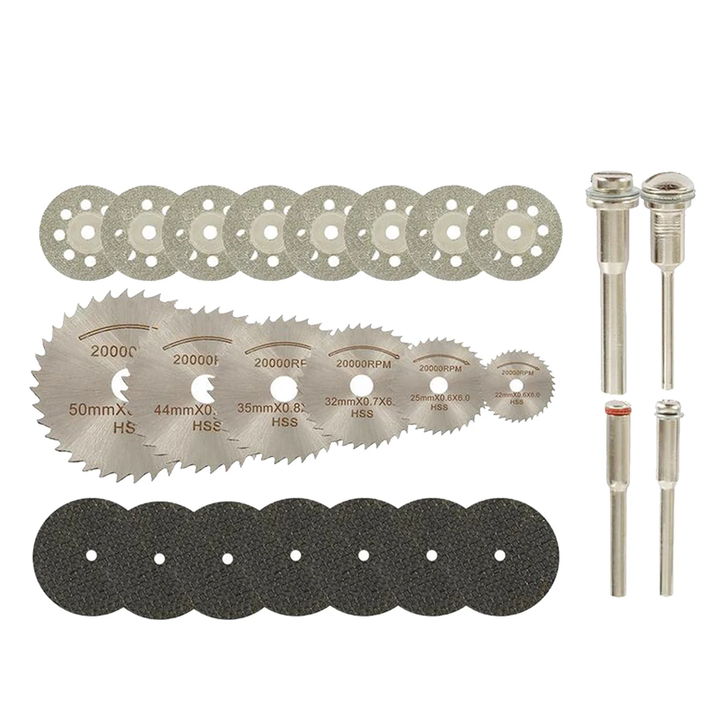 32pcs Diamond Saw Blade Set HSS Mini Circular Saw Blade for Rotary Tools Resin Cut-Off Wheels Diamond Cutting Discs New
32pcs Diamond Saw Blade Set HSS Mini Circular Saw Blade for Rotary Tools Resin Cut-Off Wheels Diamond Cutting Discs New
